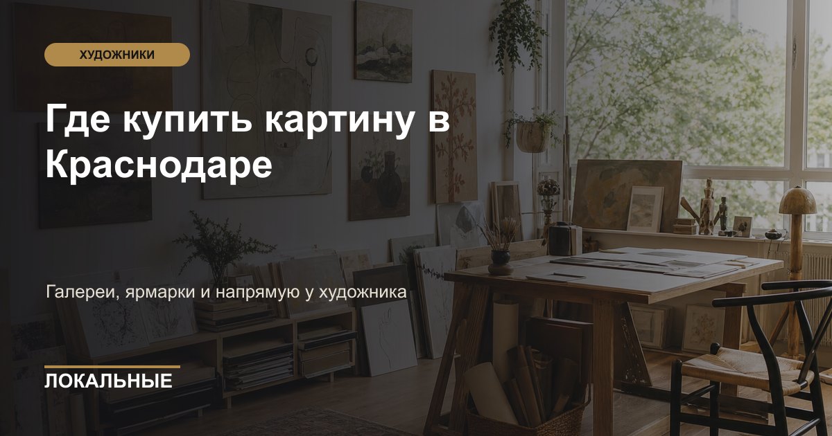 Где купить картину в Краснодаре: все способы