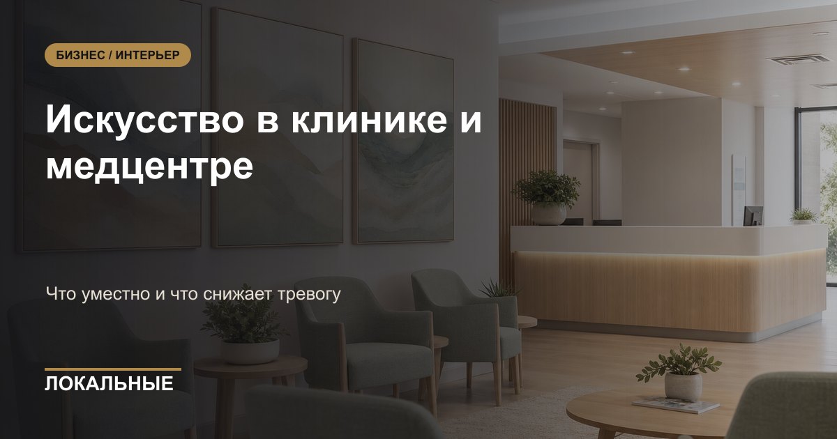 Искусство в клинике и медцентре: что уместно
