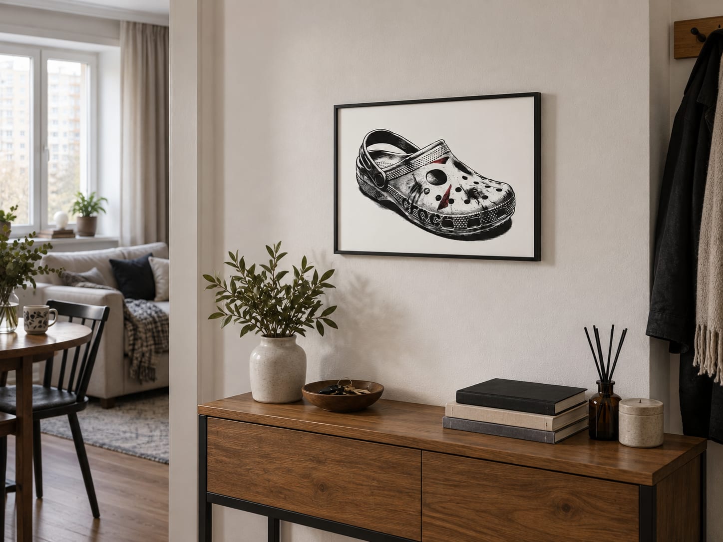 CROCS в интерьере квартиры, размер 30х21 см
