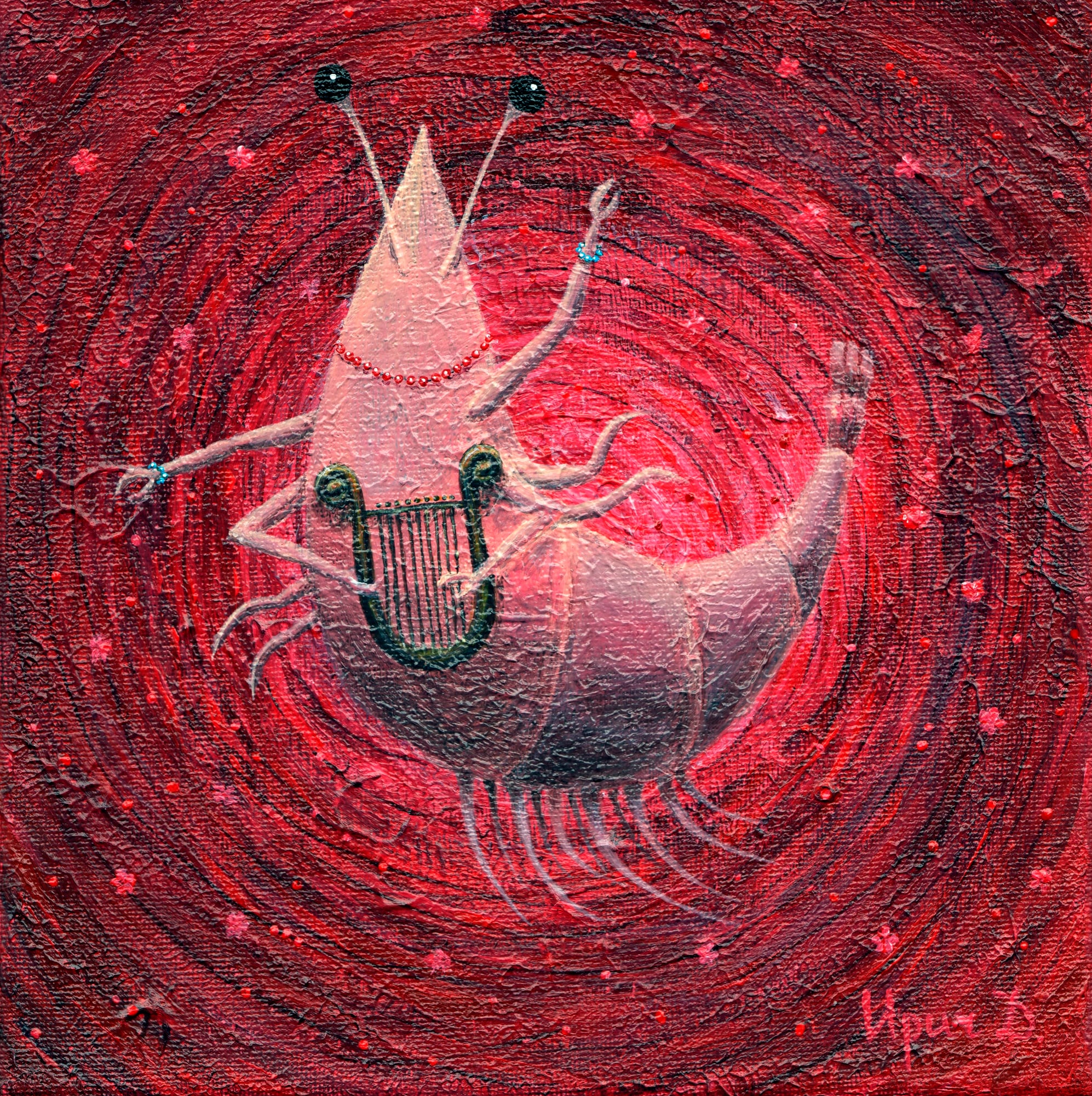 Бурлеск, Ирина Дубинина, картина, холст, акрил