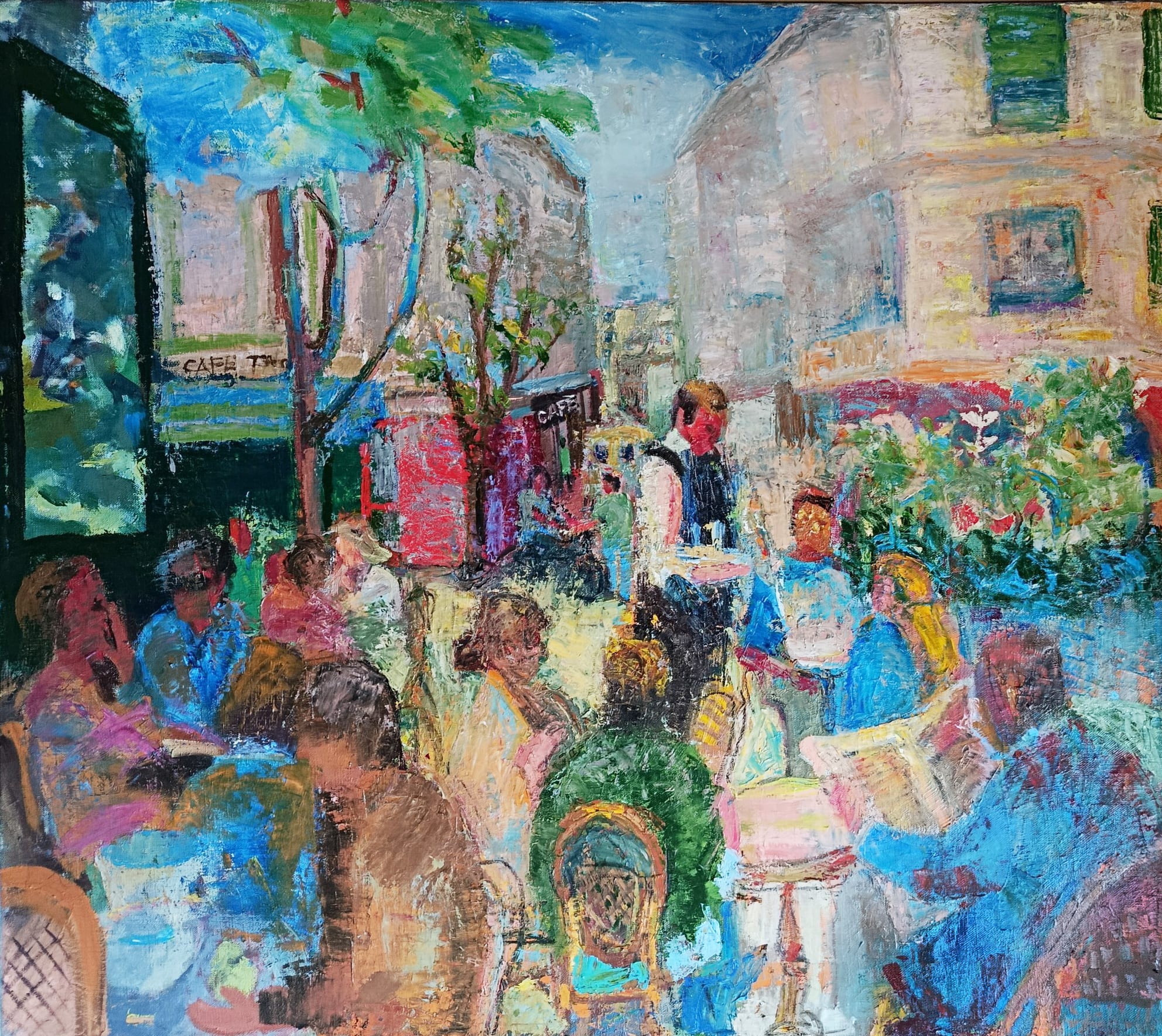 Утро в Париже, Кочеткова Светлана, картина, холст, масло