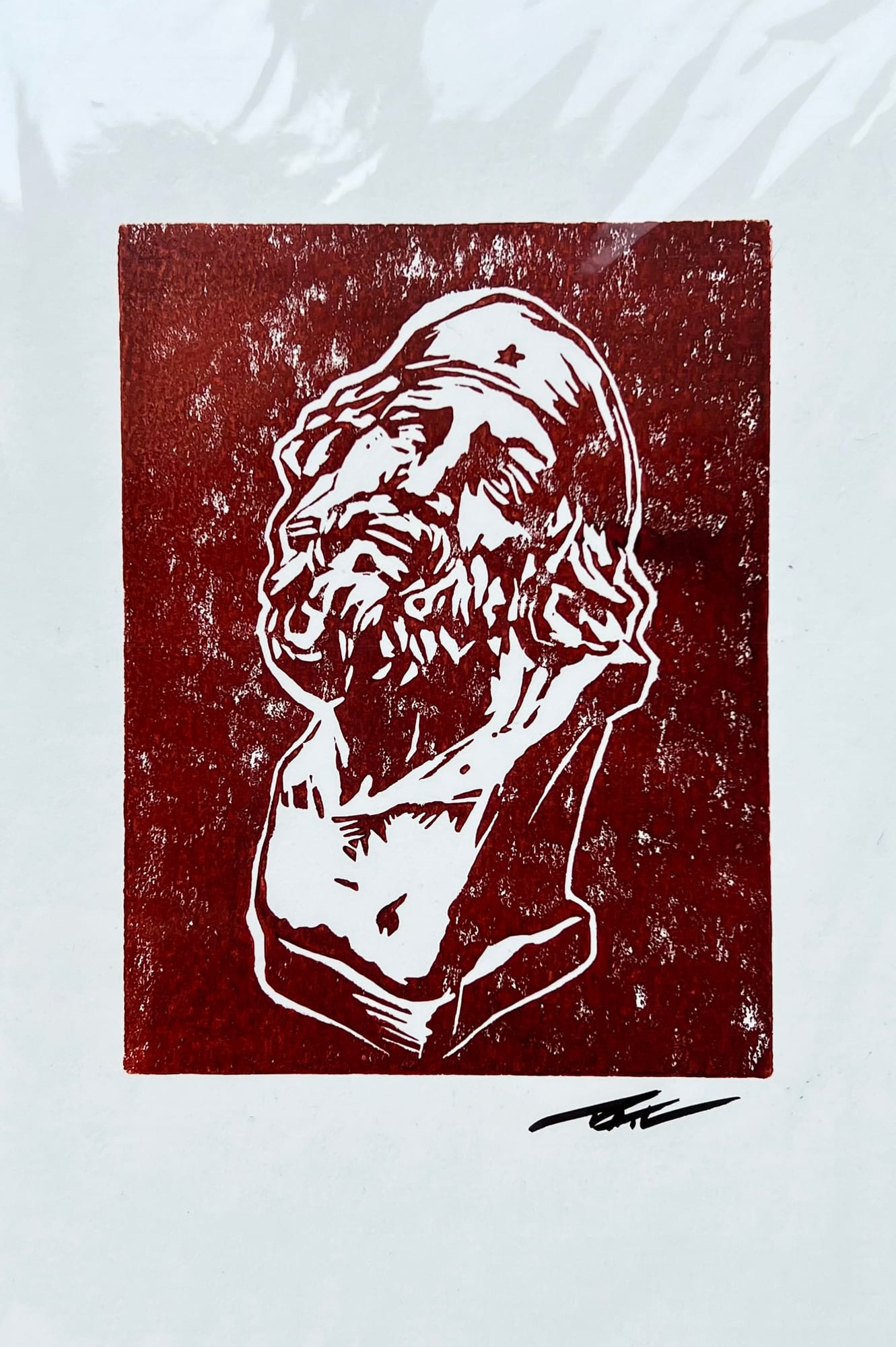 Че_1, Александр Душевный, графика, бумага, тушь