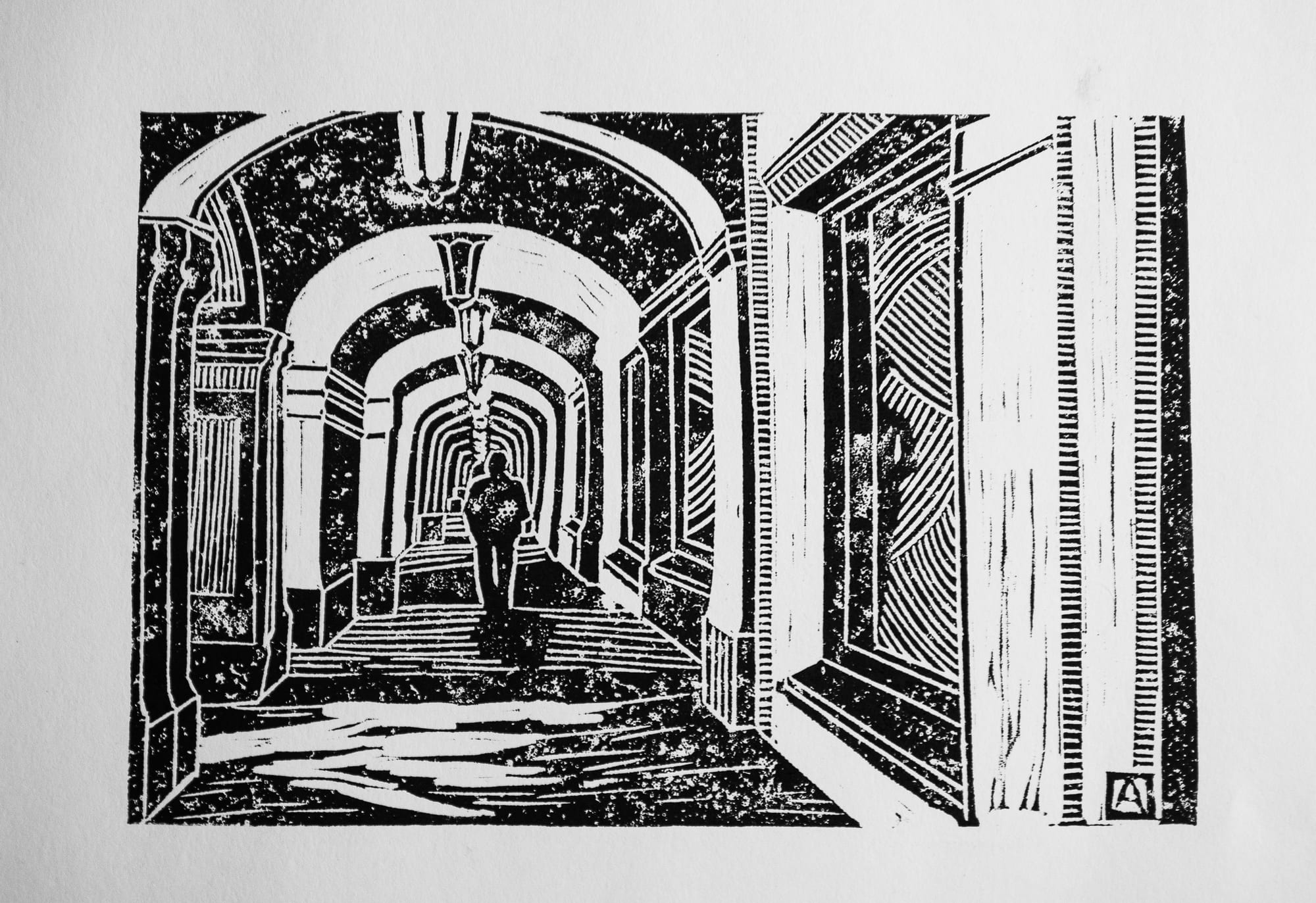 Питерские зарисовки.Тоннель — Орехова анна Андреевна, Краснодар